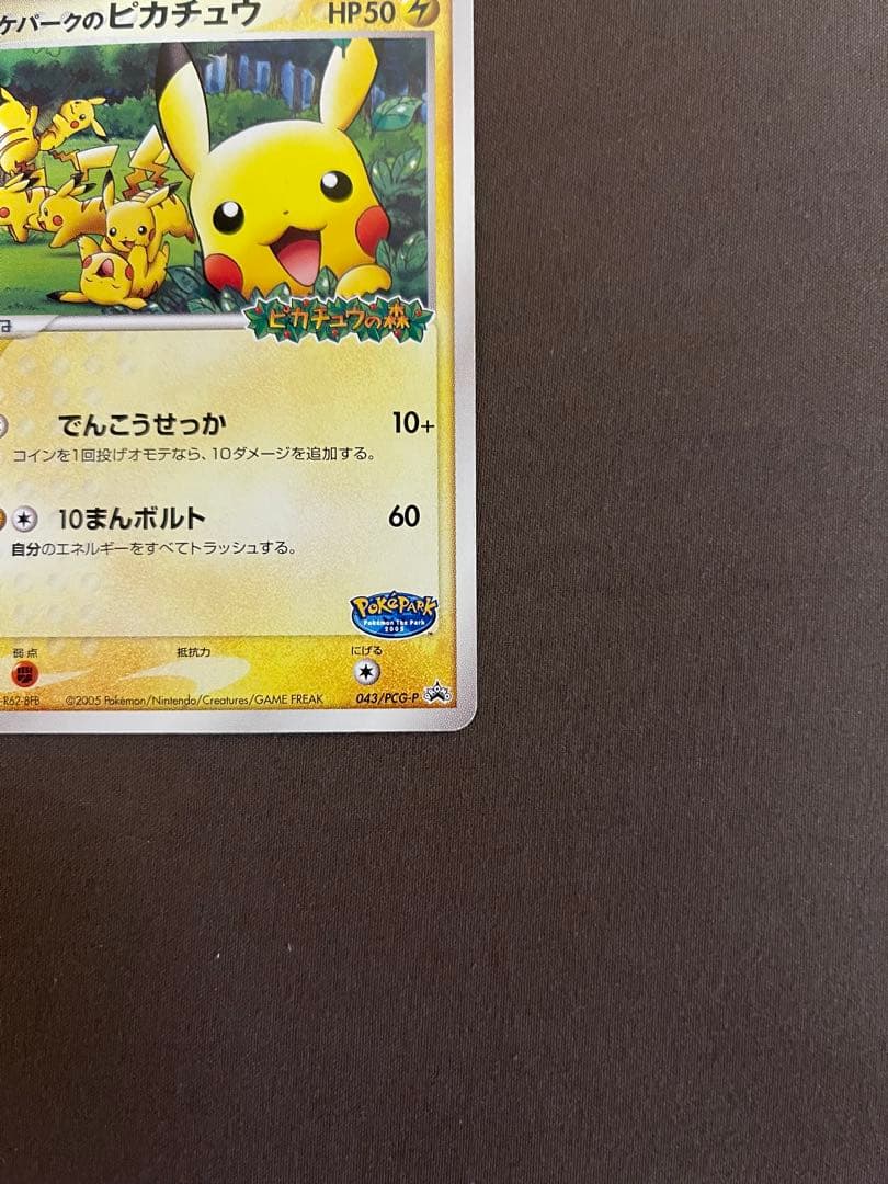 【希少】ポケモンカード【シングル】ポケパークのピカチュウ/ピカチュウの森/プロモ