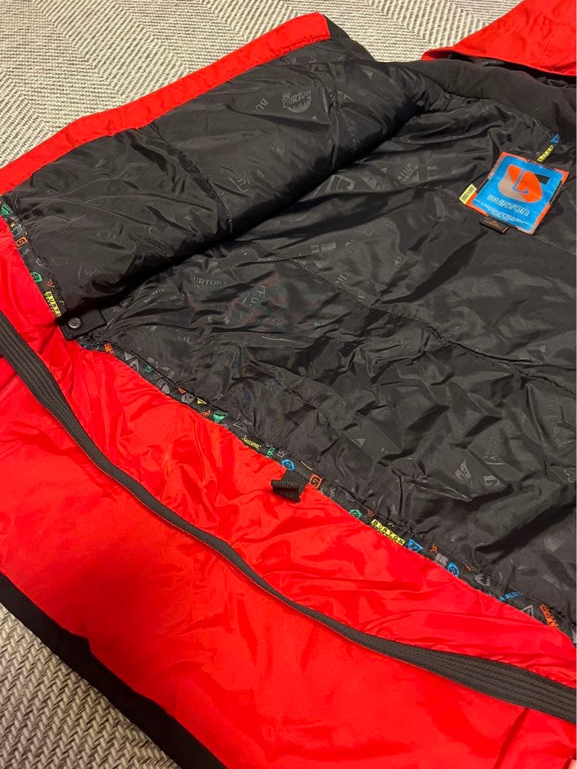 値下げ中　BURTON スノーボードジャケット 赤/黒/グレー