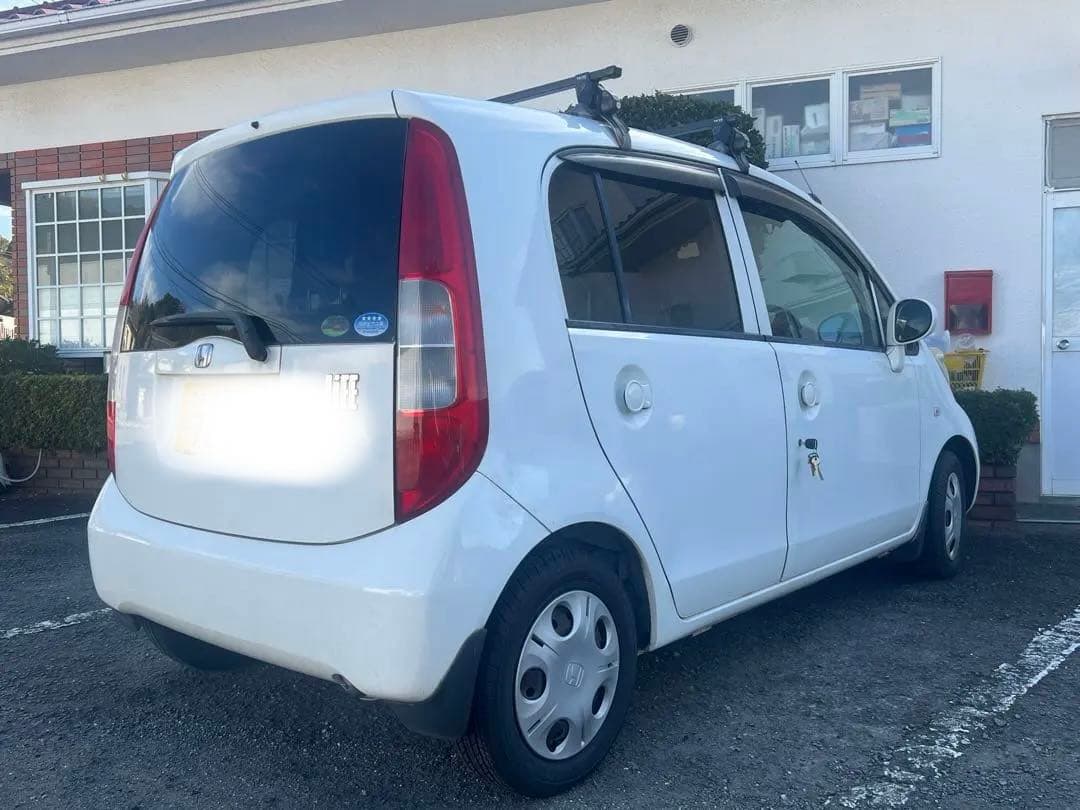 ホンダライフ　白　車検約1年半付き 即乗れます。15km/L