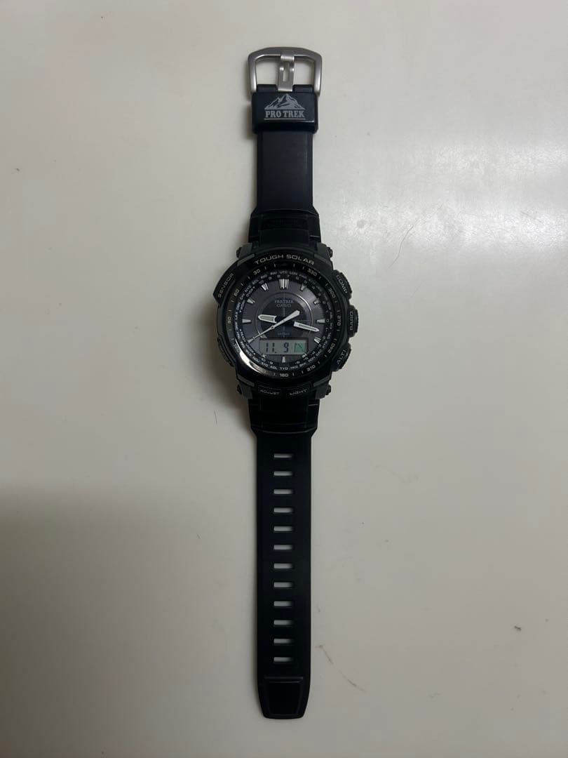 CASIO PRO TREKアウトドアウォッチ ブラック
