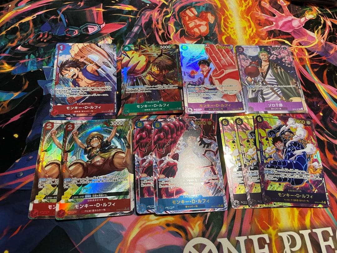 ワンピース カードゲーム ルフィ パラレル セット