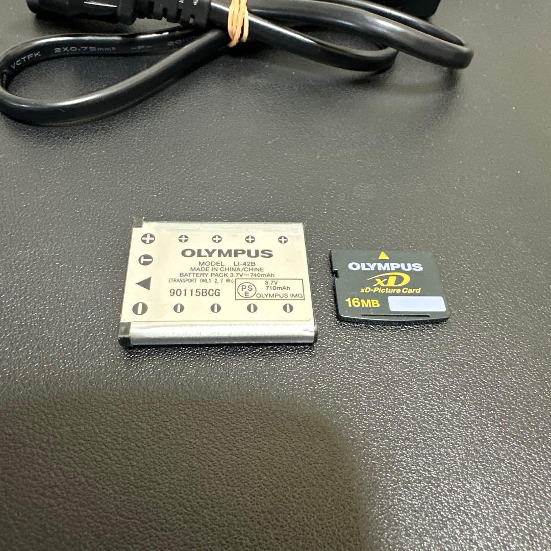 OLYMPUS ミュー µ-7000ピンク　動作品　xd ピクチャーカード付き