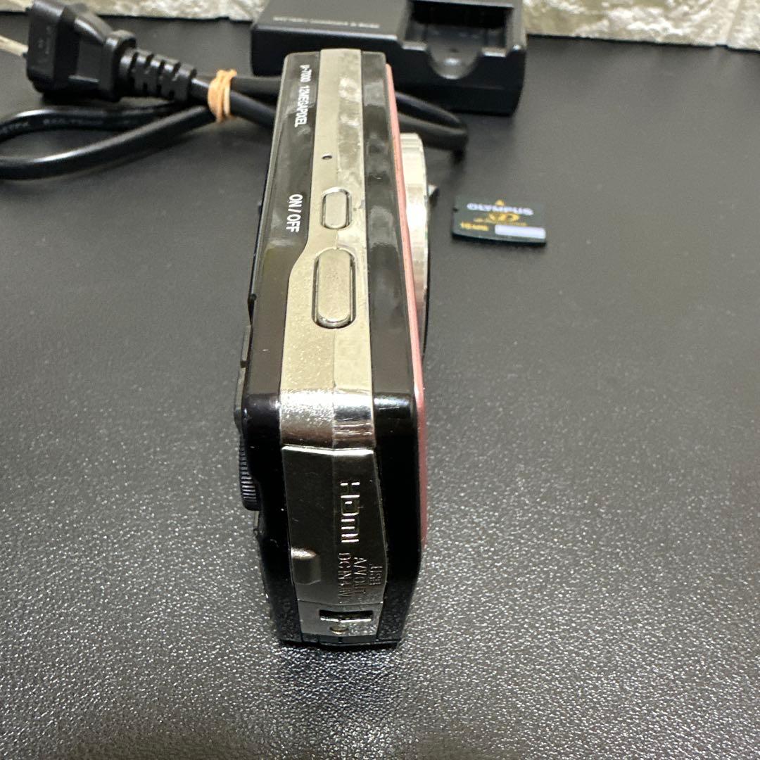 OLYMPUS ミュー µ-7000ピンク　動作品　xd ピクチャーカード付き