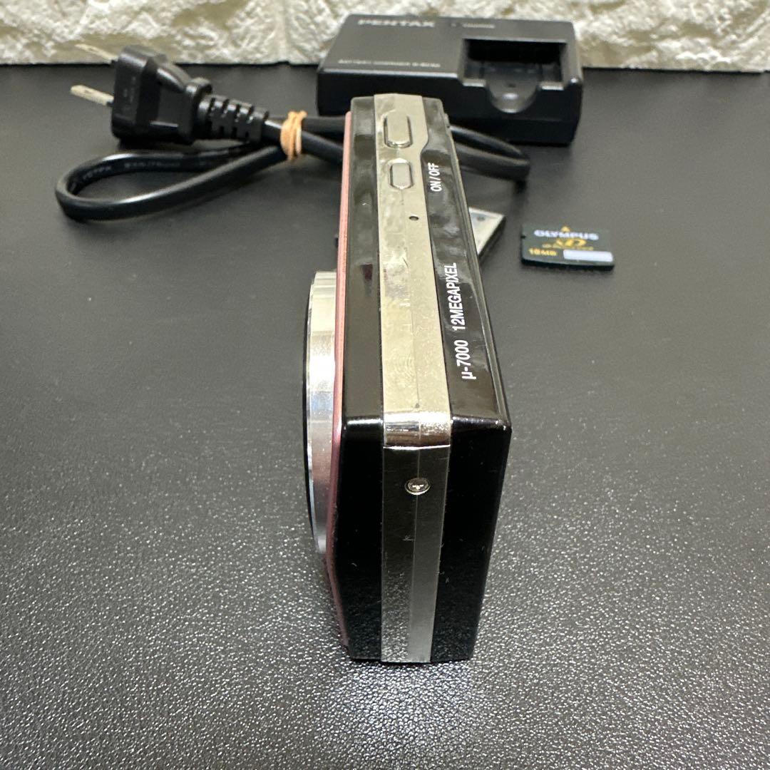 OLYMPUS ミュー µ-7000ピンク　動作品　xd ピクチャーカード付き