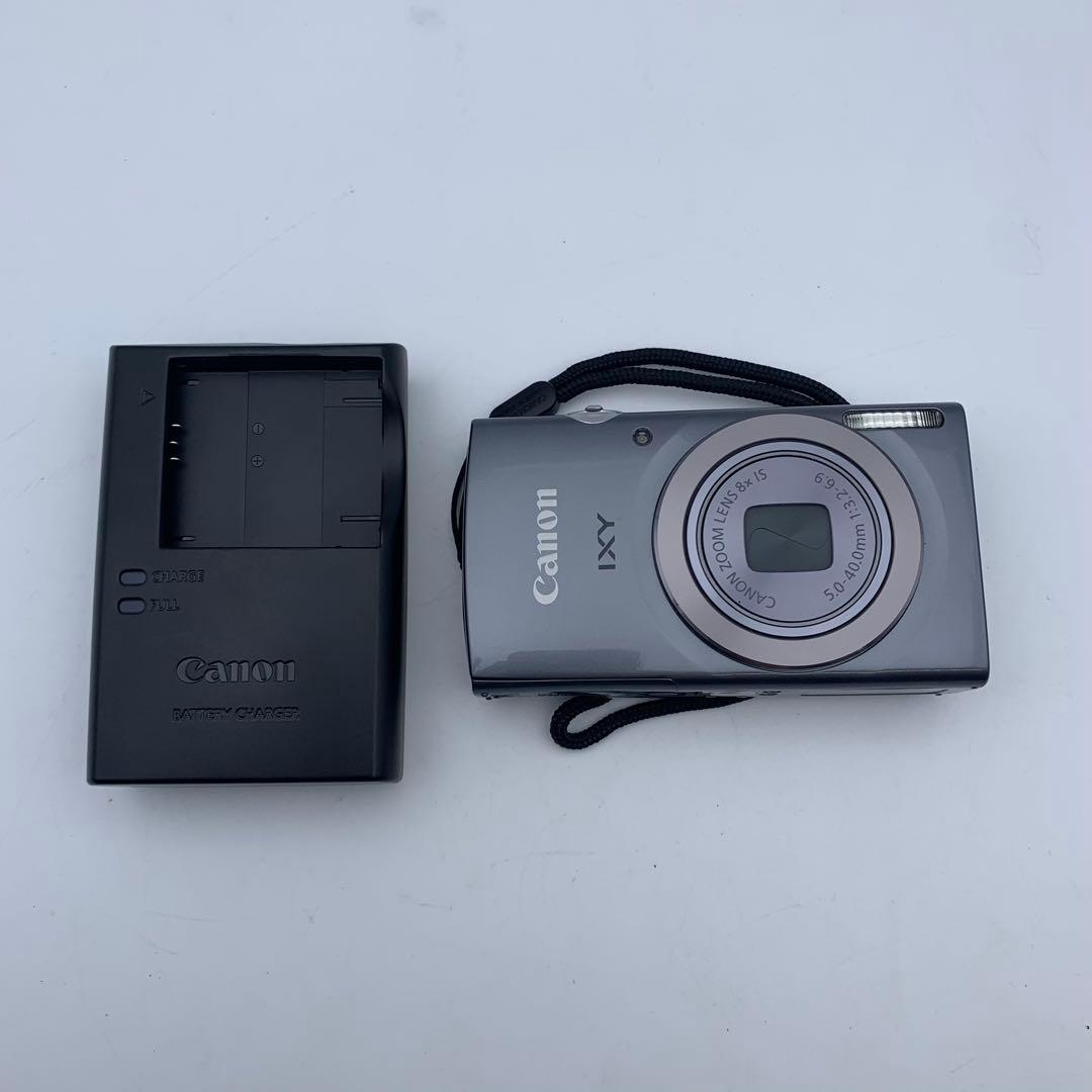 Canon IXY160コンパクトデジタルカメラ グレー 稼動品 かなり美品