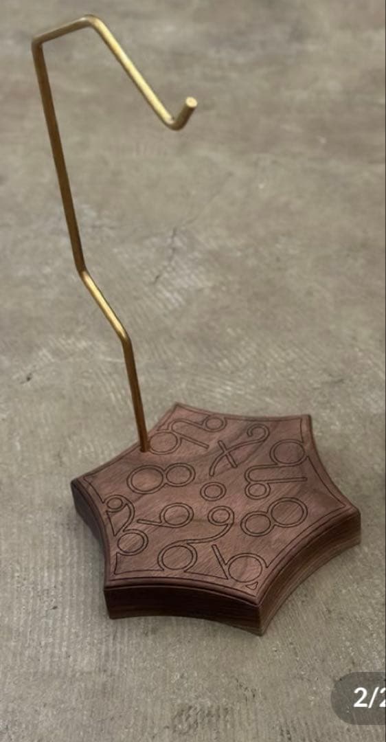 WHAT WE WANT コロニスタンド 木製 星形