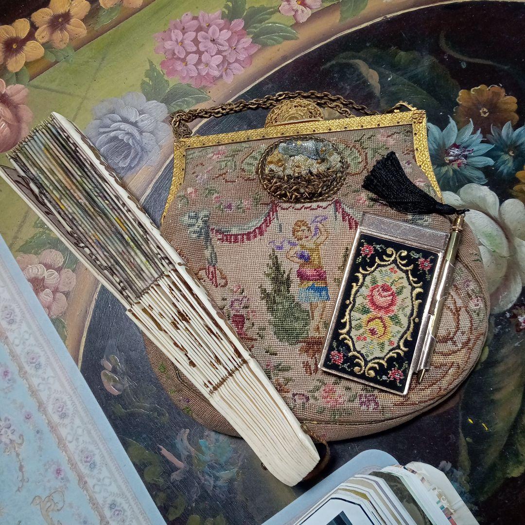 フランスアンティークプチポアンバッグプチポアン手帳付