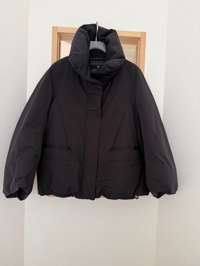 +J ジルサンダー/UNIQLO　ハイブリッドダウンジャケット黒　Sサイズ