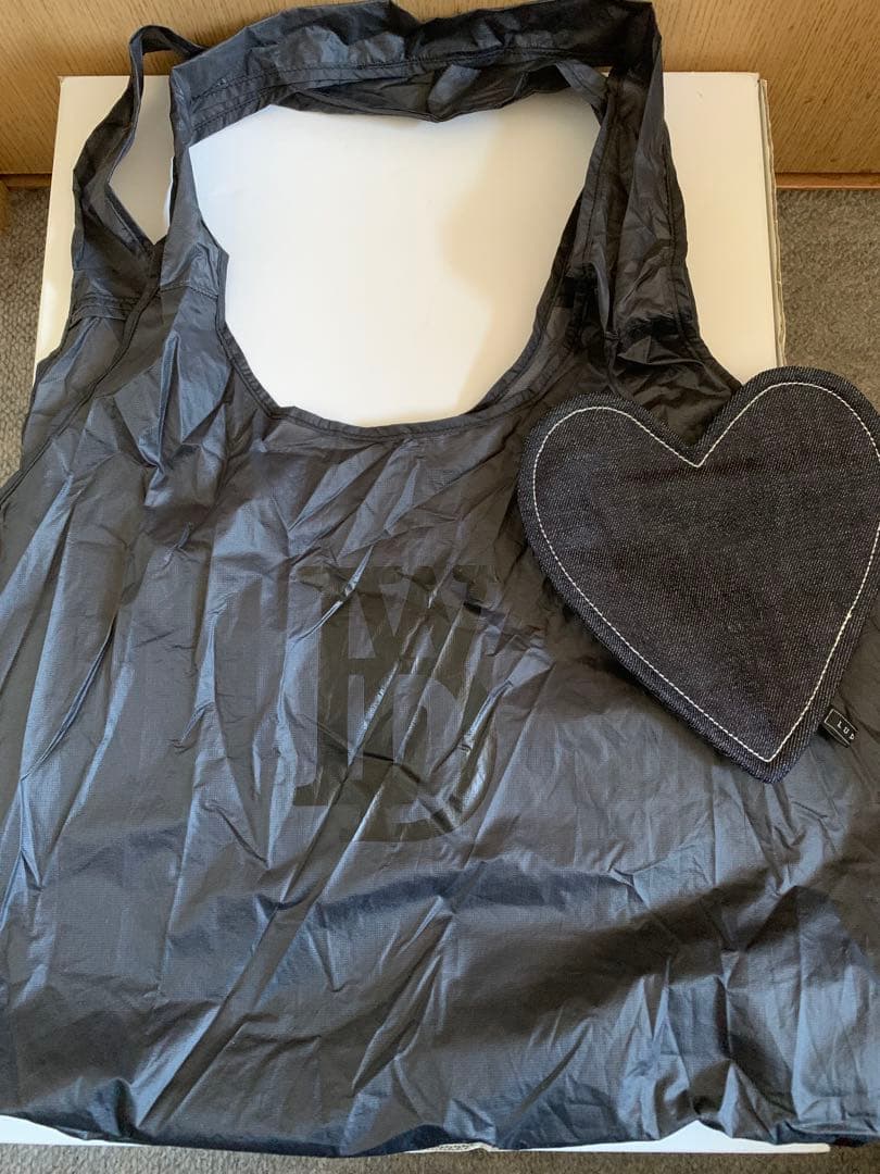 梅田阪急限定 ludlow ラドロー ハートポーチショッピングバッグ