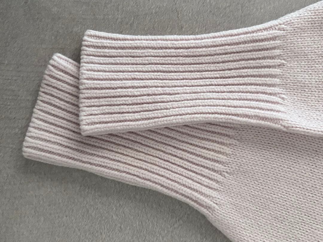 美品 GALERIE VIE ファインウール ハイネックプルオーバー 日本製