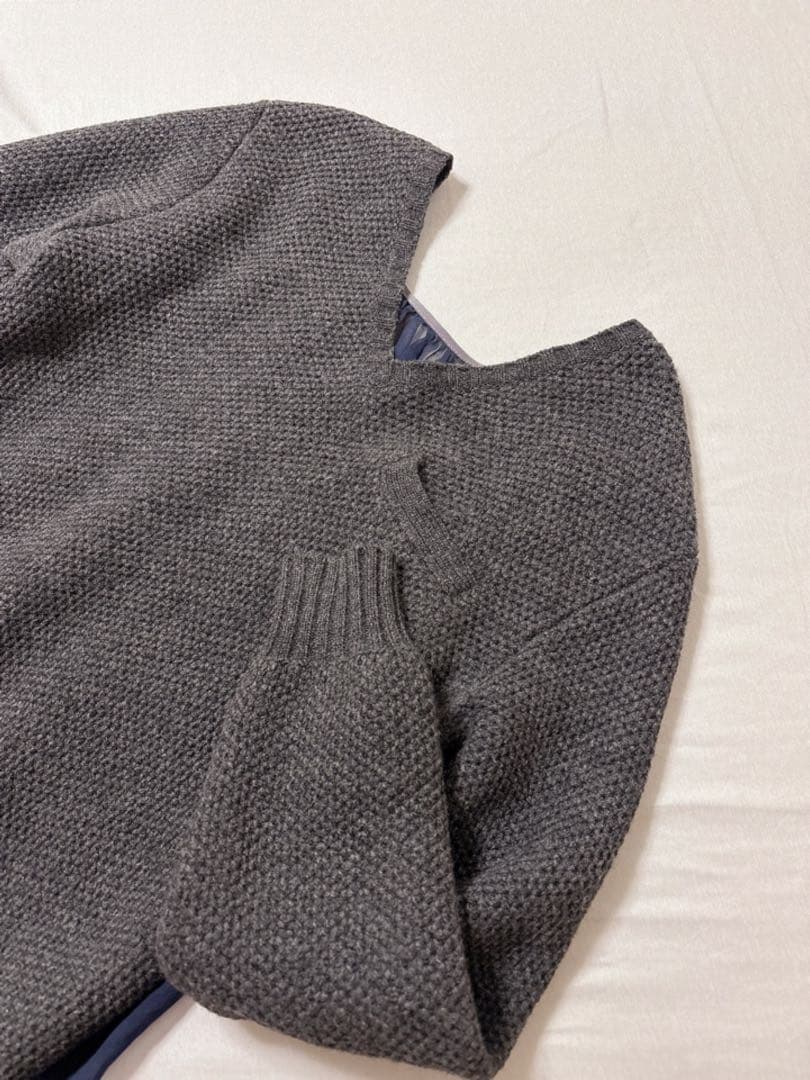 激レア　コレクション✨sacai サカイ ニット シルク バックプリーツ フレア