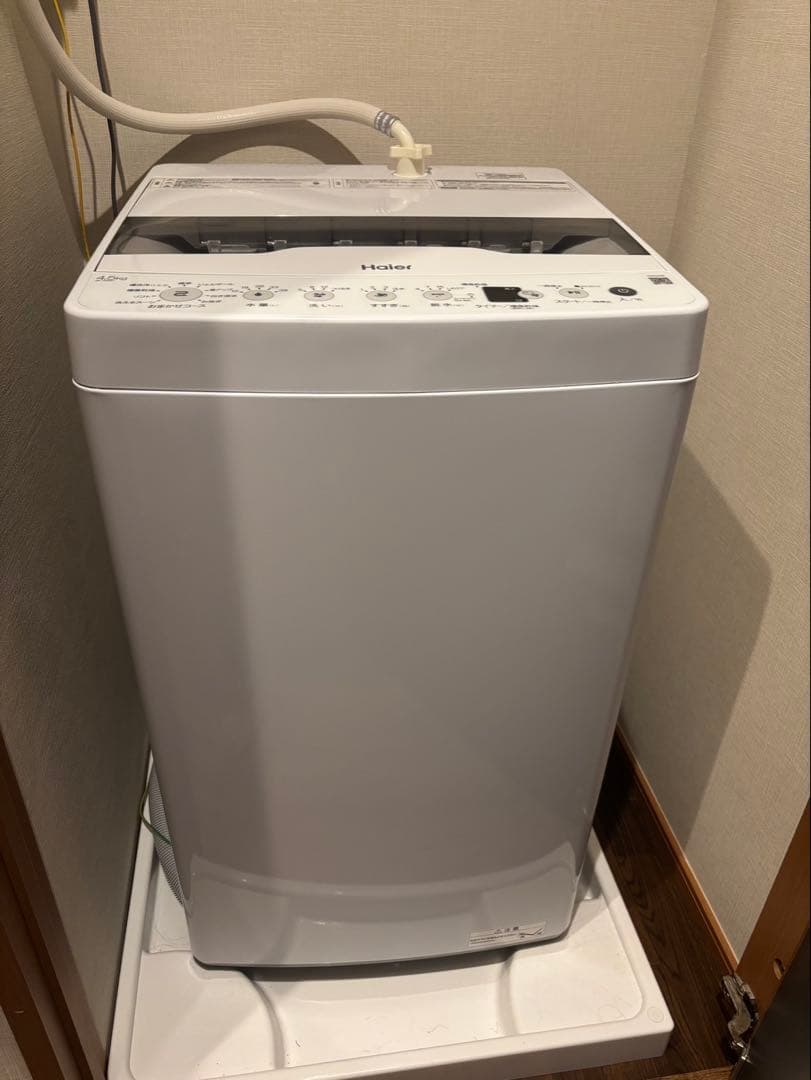美品　Haier 全自動洗濯機JW-HS4C 4.5kg 送料込