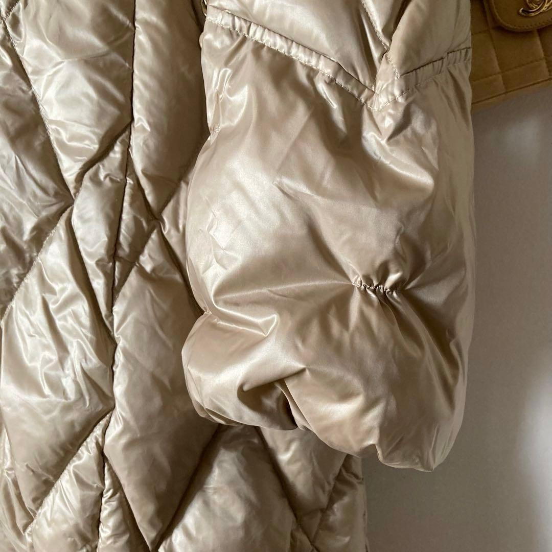 伊太利屋イタリヤ10万＊最高級ミンクファー付きボリュームダウンコート