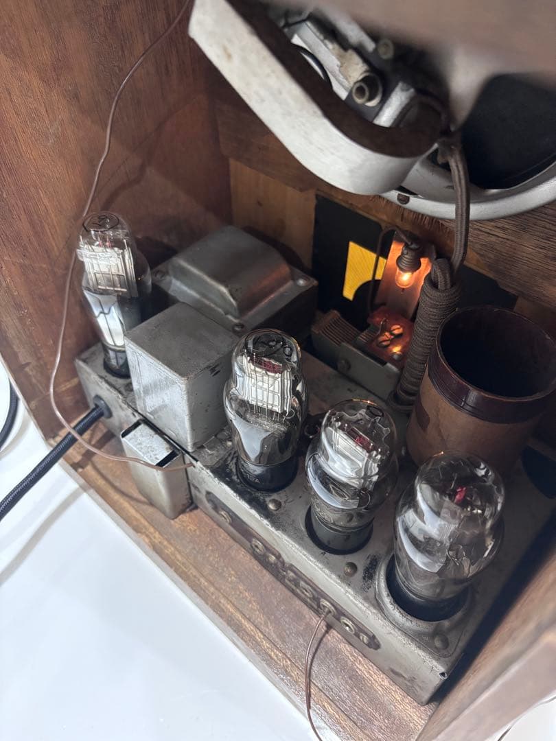 レトロ　戦前　真空管ラジオ　コンドルラジオ受信機　RC-300 並4 整備済