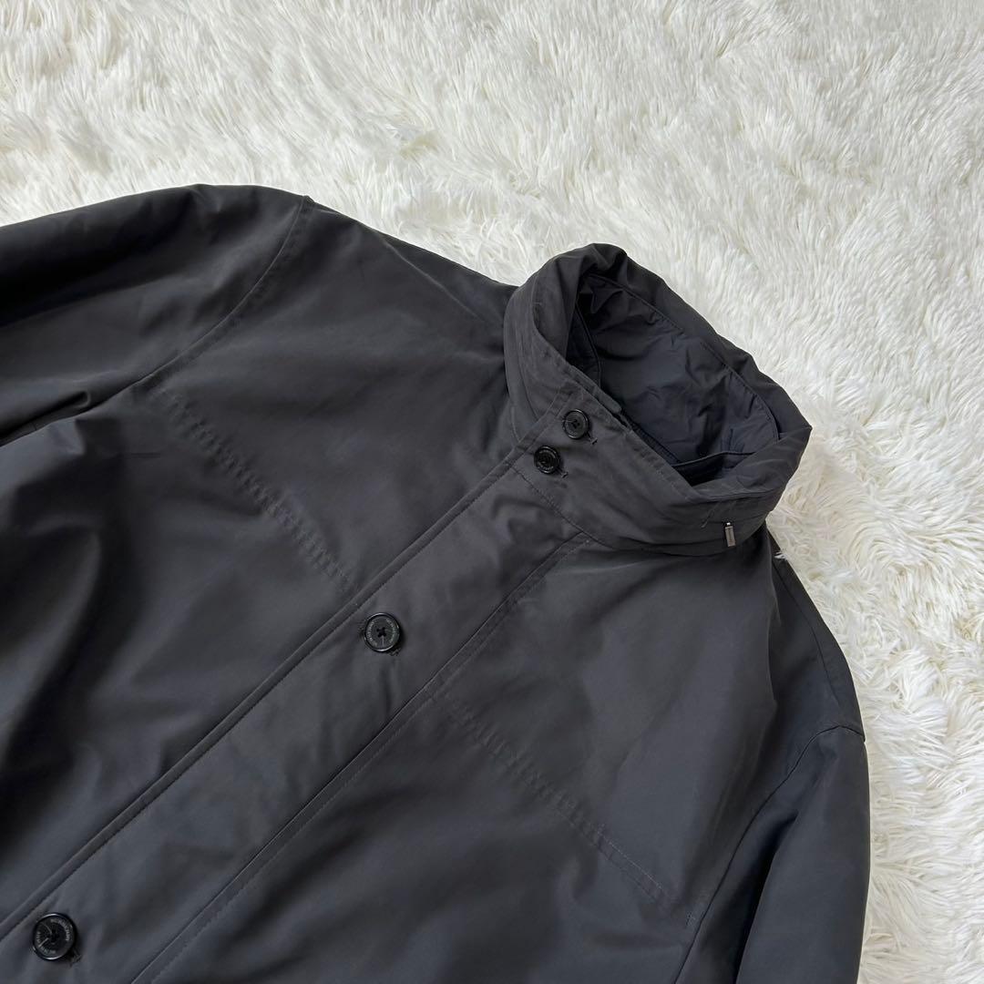 【極美品/LL】バーバリーロンドン モッズコート ライナー付 フード ベージュ