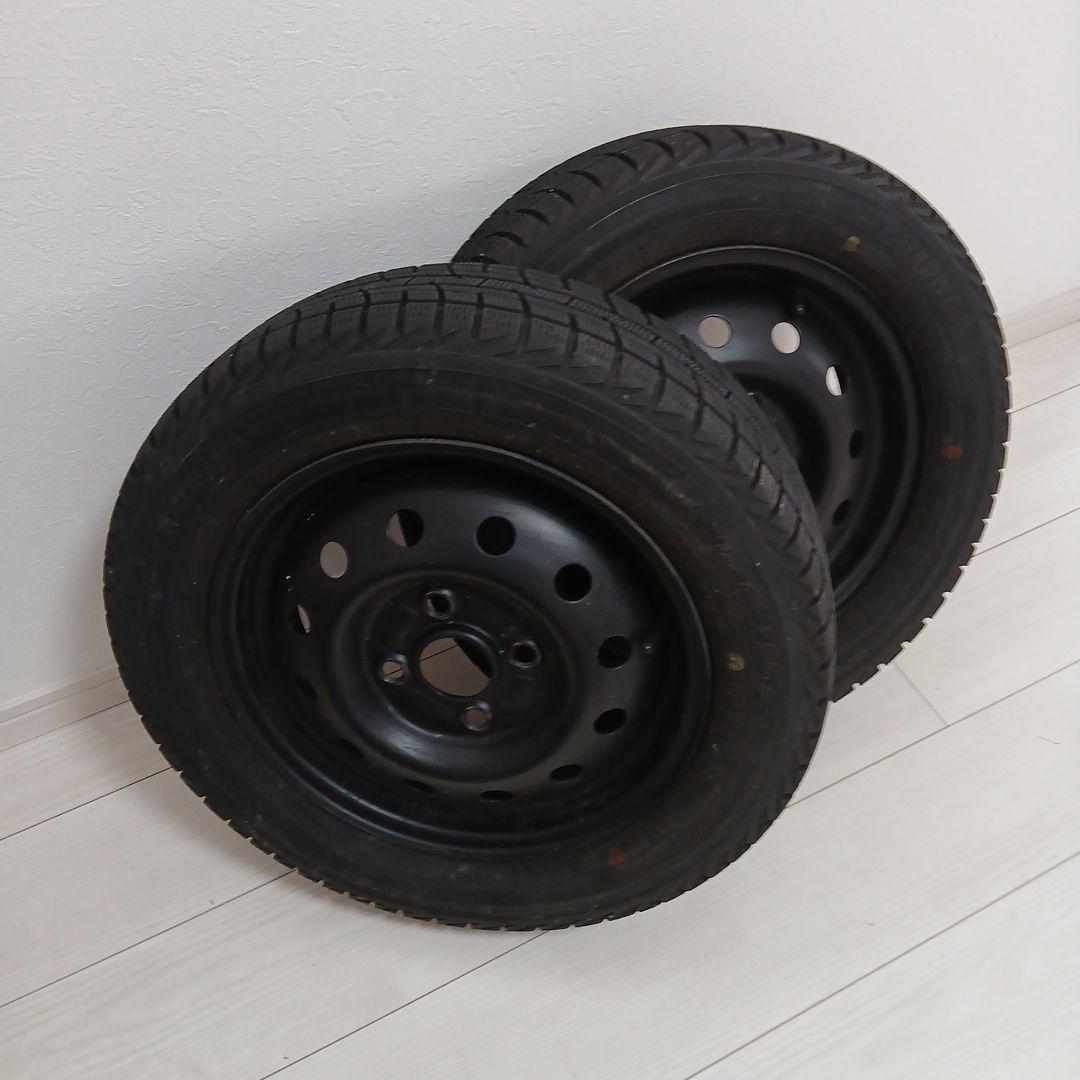 【No.①】軽自動車用スタッドレスタイヤ　4本のうち2本