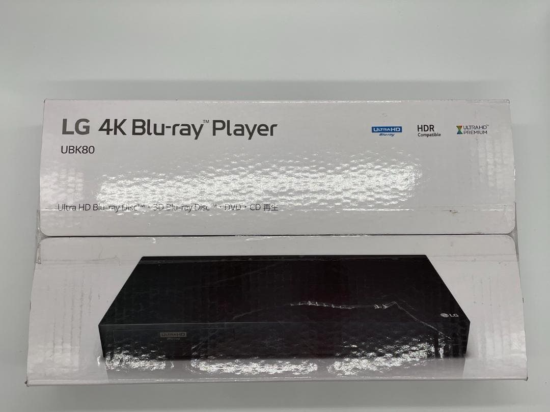 LG 4K Ultra HD ブルーレイプレーヤー UBK80