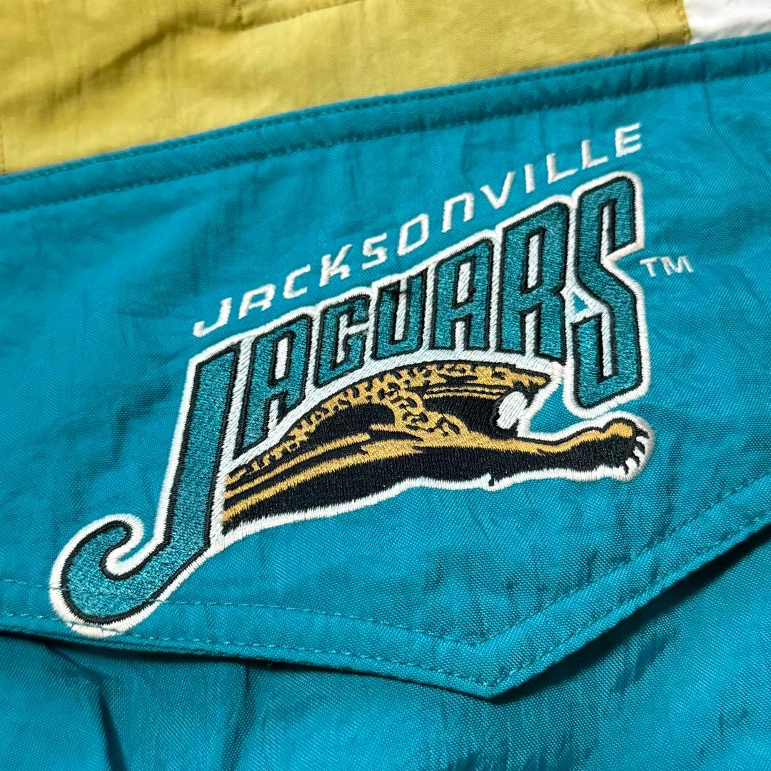 90's STARTER NFL JAGUARS 刺繍ロゴ アノラックパーカー