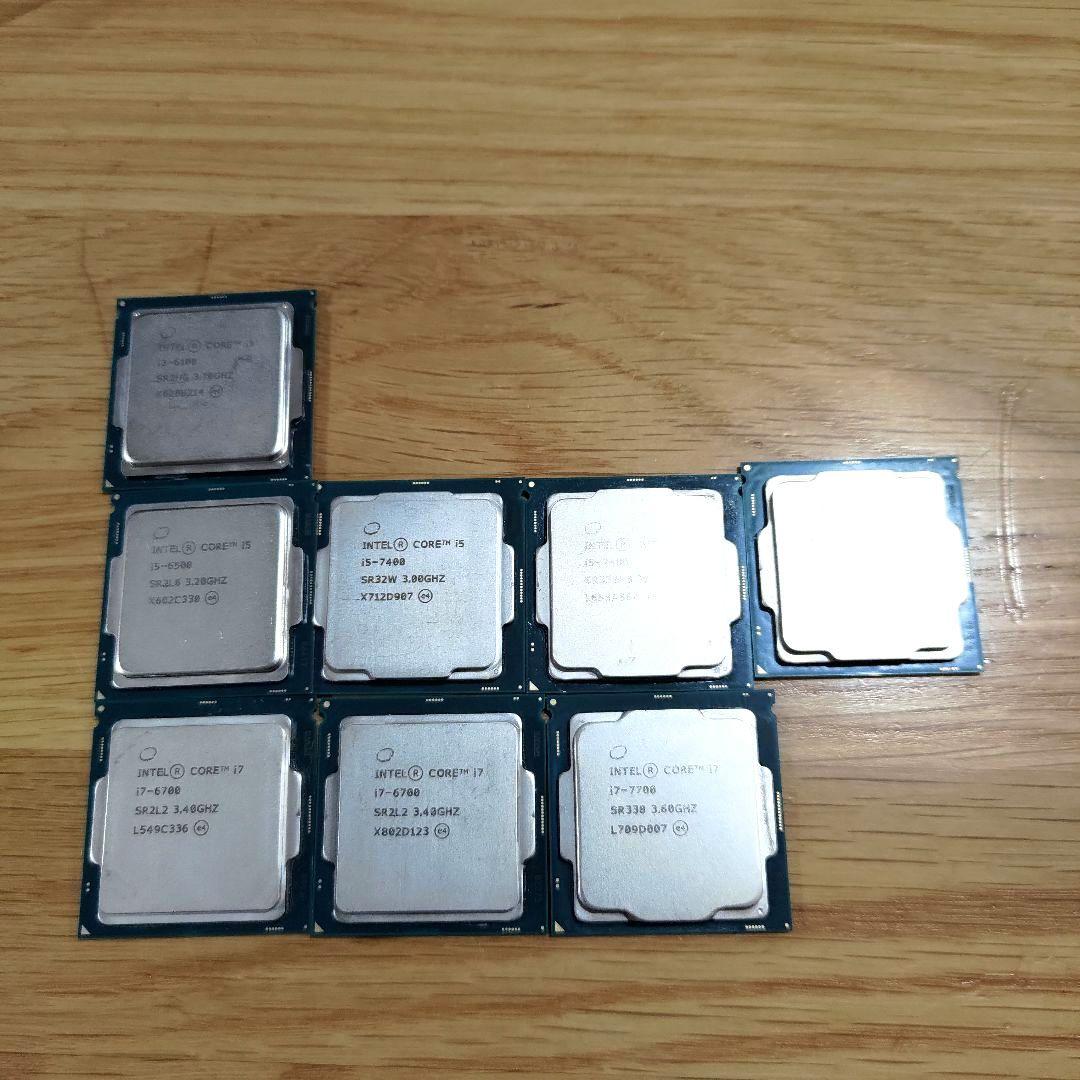 【動作品】Intel Core i3 i5 i7 CPU セット 8枚