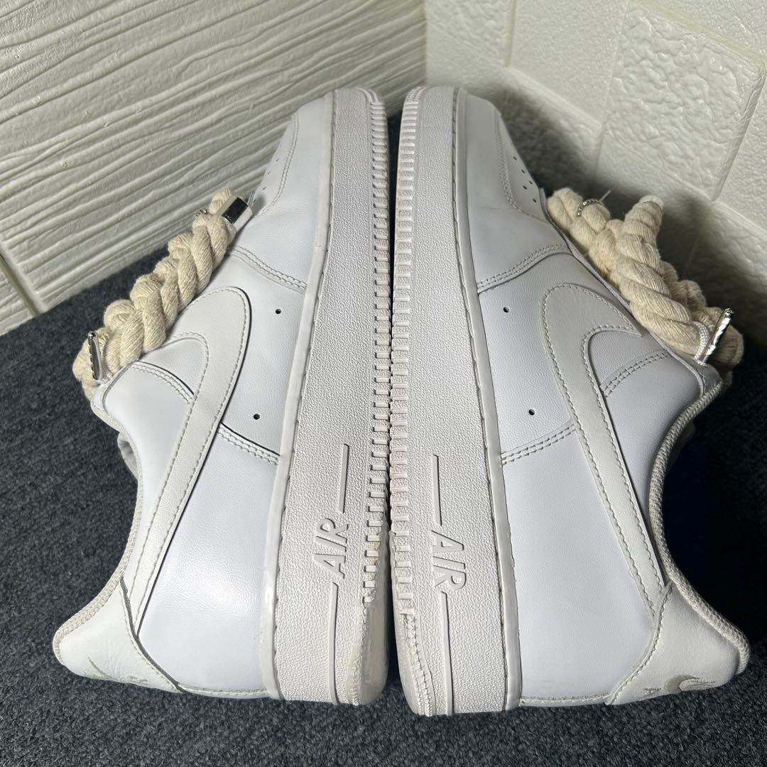 ナイキ エアフォース1 ロー '07 12mmオフホワイトカスタム拡張なし