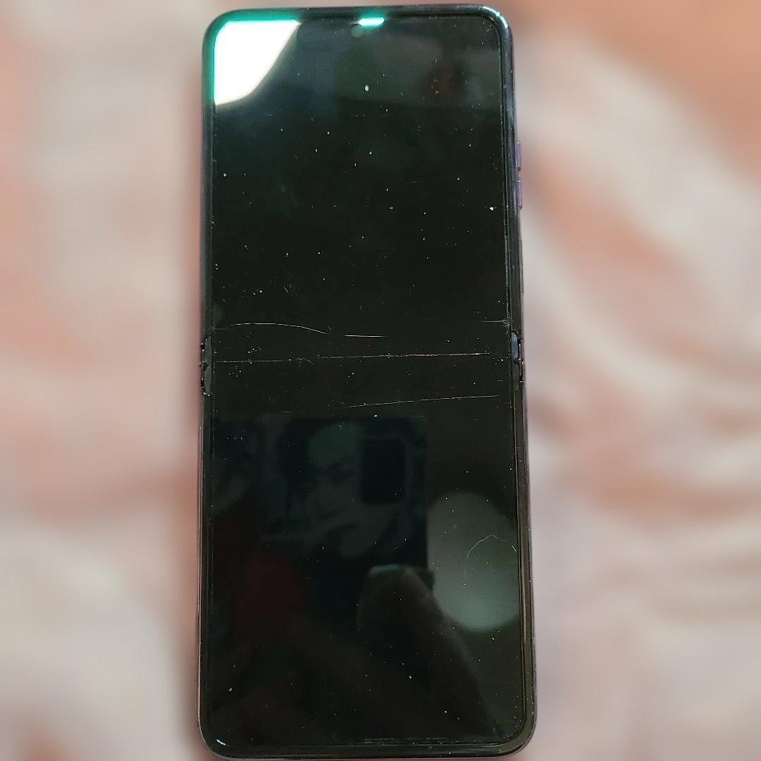 最終値下げ　Motorola razr パープル 本体ジャンク品