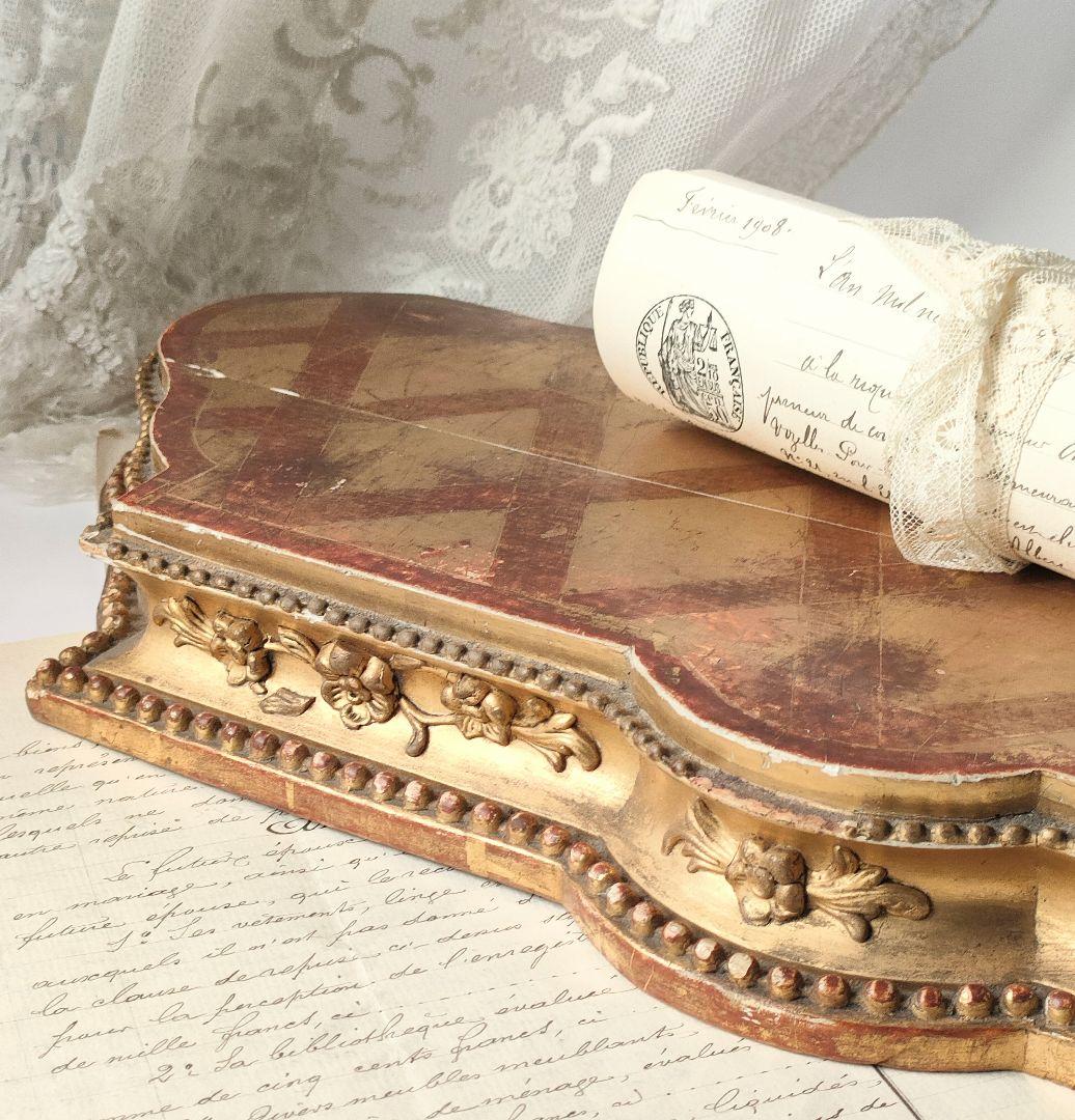 希少 　飾り台　ポワドレ　台座　フランスアンティーク