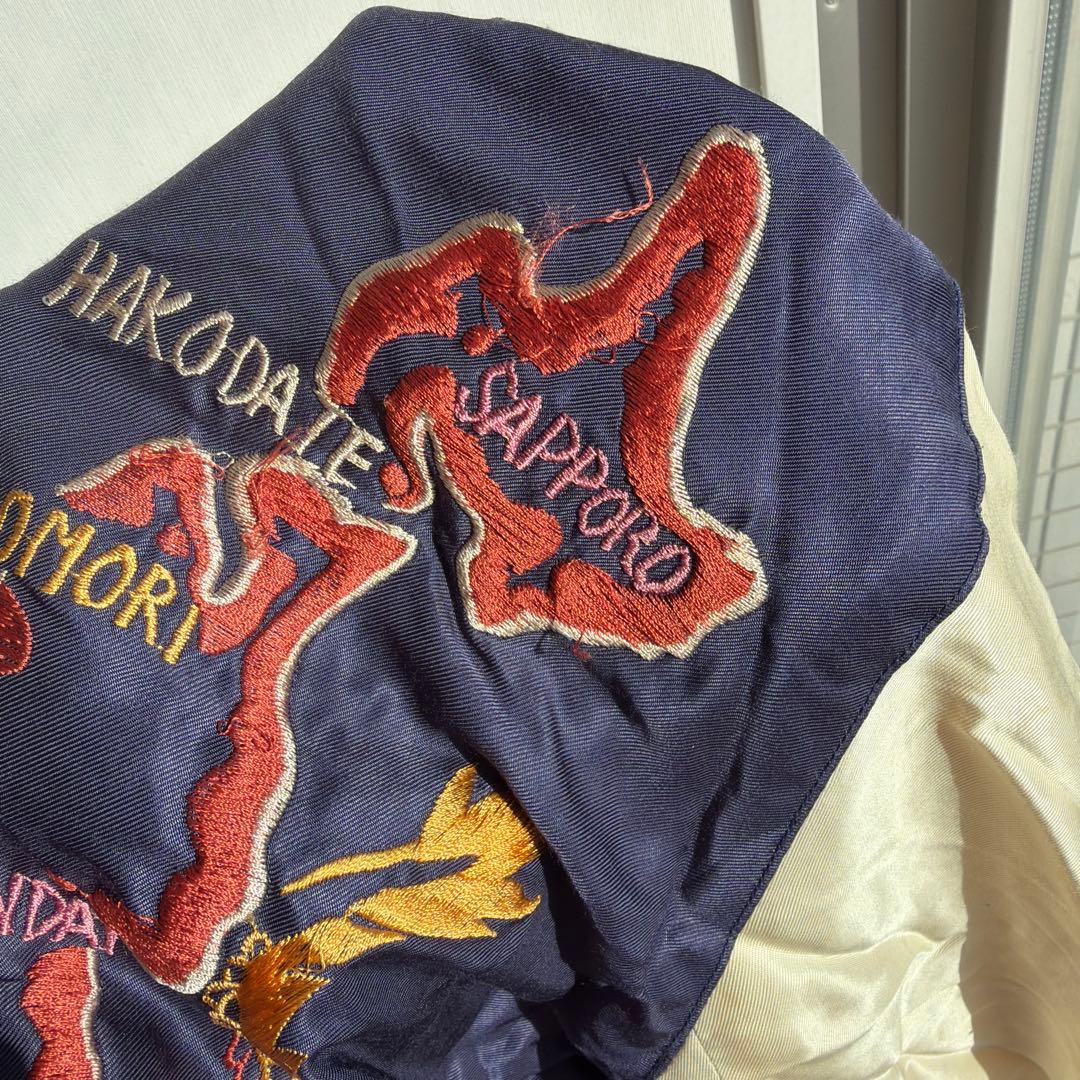 テーラー東洋　スカジャン日本地図　鷹 龍虎 富士山