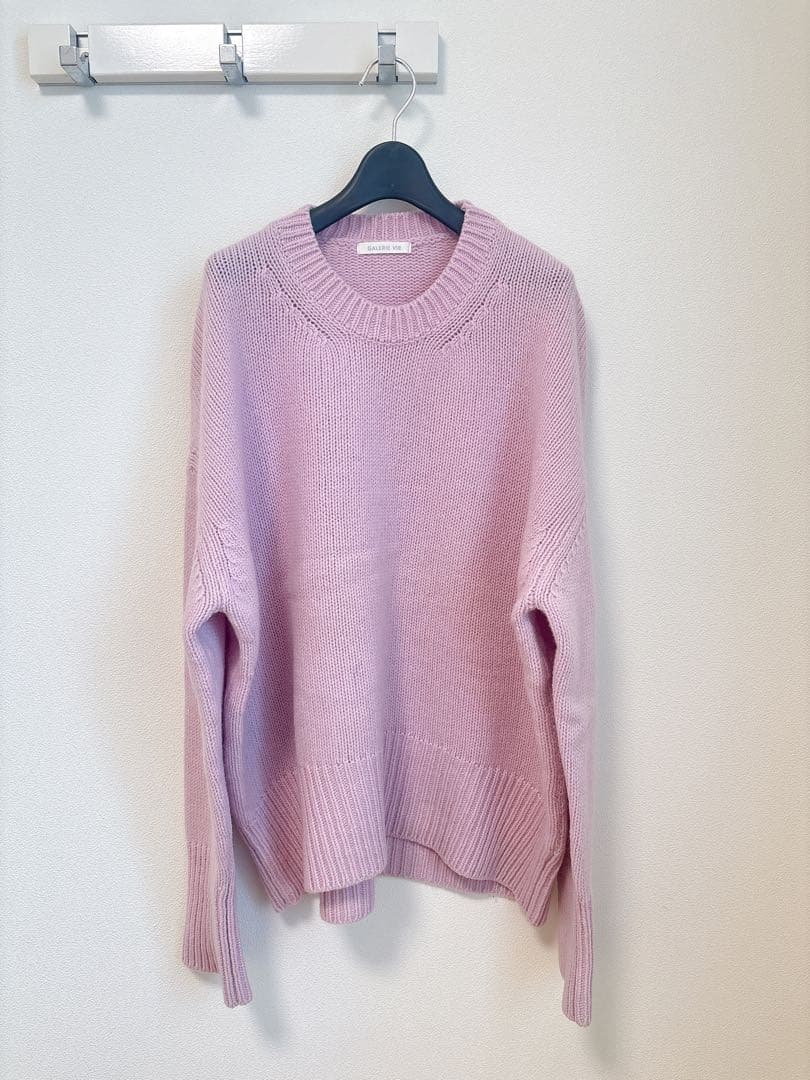 専用★美品★ギャルリーヴィー／ファインウール クルーネックプルオーバー　M