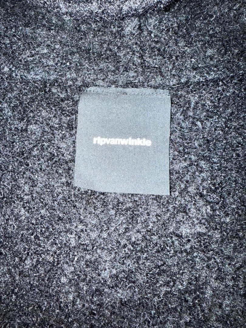 ripvanwinkle アルパカ混 ニットフーディー 色違い2点セット