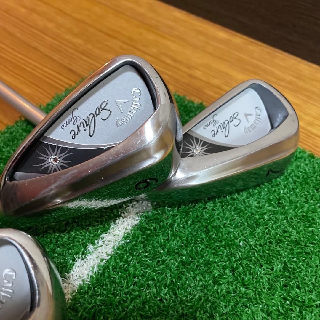 Callaway キャロウェイ ソレイユ GEMS レディー、アイアンセット