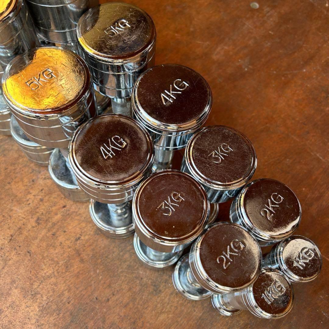 Seven様 BODYMAKER クロームダンベル1〜10kgペア②