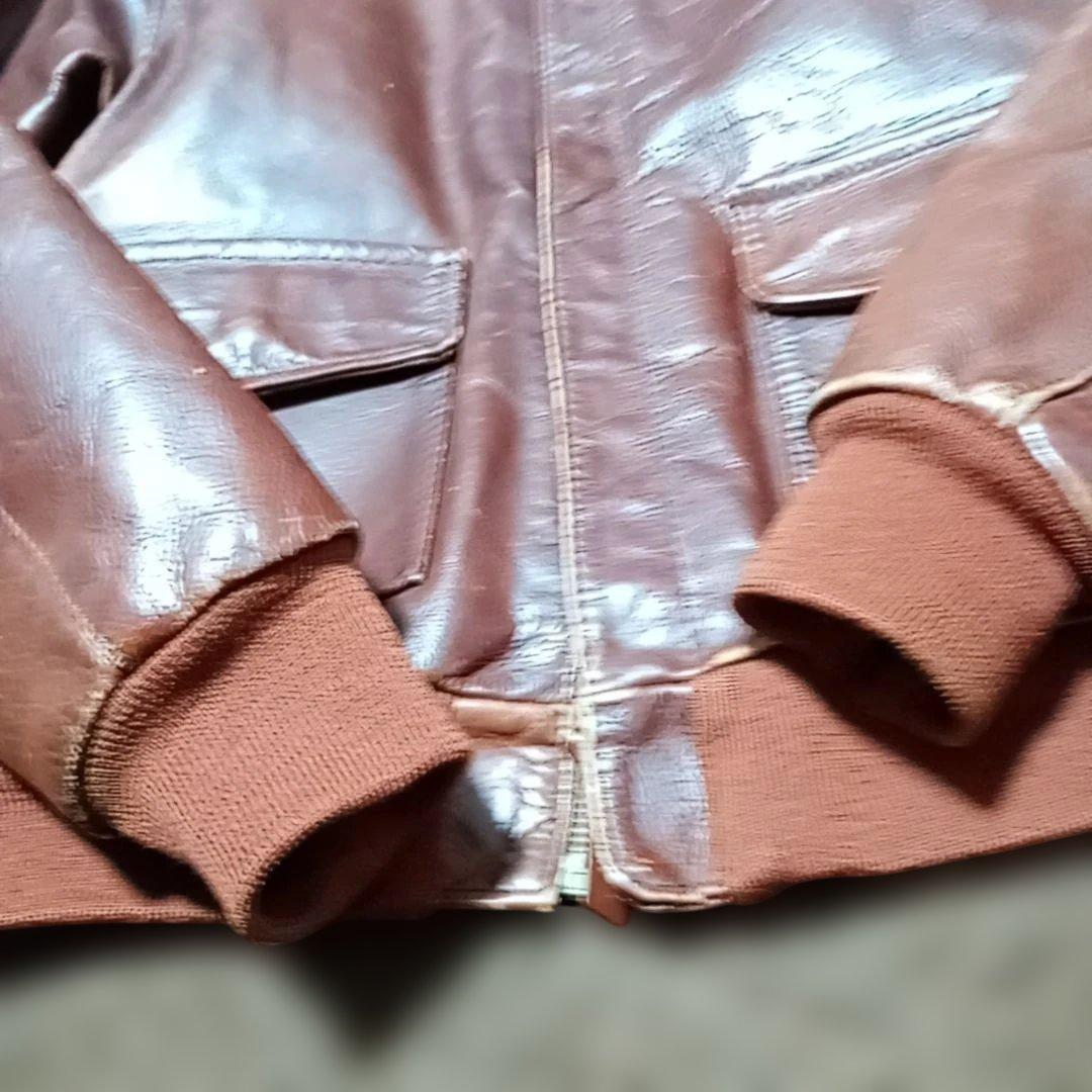 【最終値下げ】エアロレザー A-2フライトジャケット