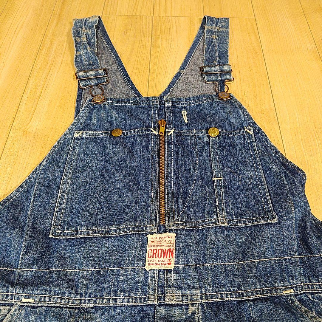 USA製 CROWN オーバーオール ヴィンテージ ワーク UNIONMADE