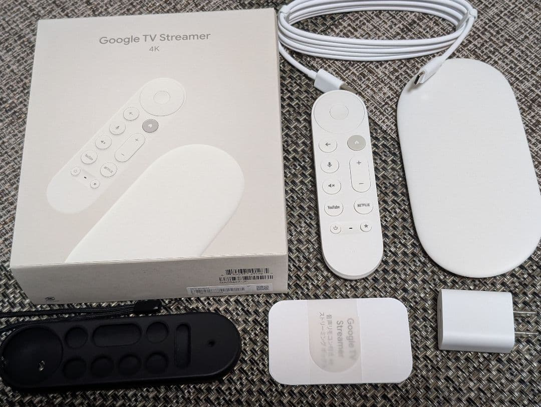 Google TV Streamer (4K)　リモコンカバー付き