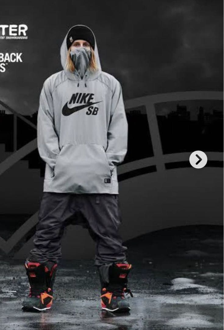 NIKE SB エニグマ（S）フード付きウェア ライトグレー