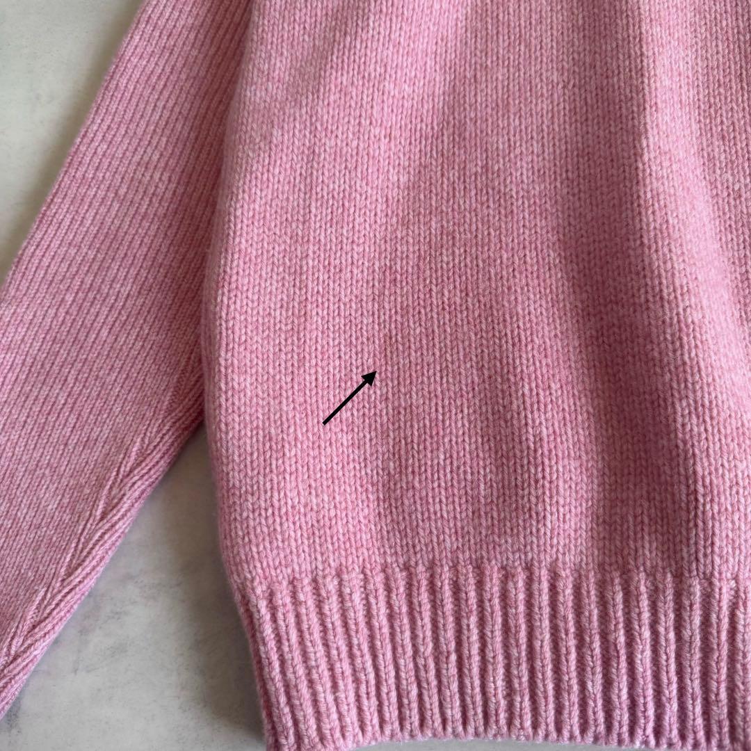 美品▲SLOANE カシミヤ混 タートルネック ニット ピンク サイズ2 M