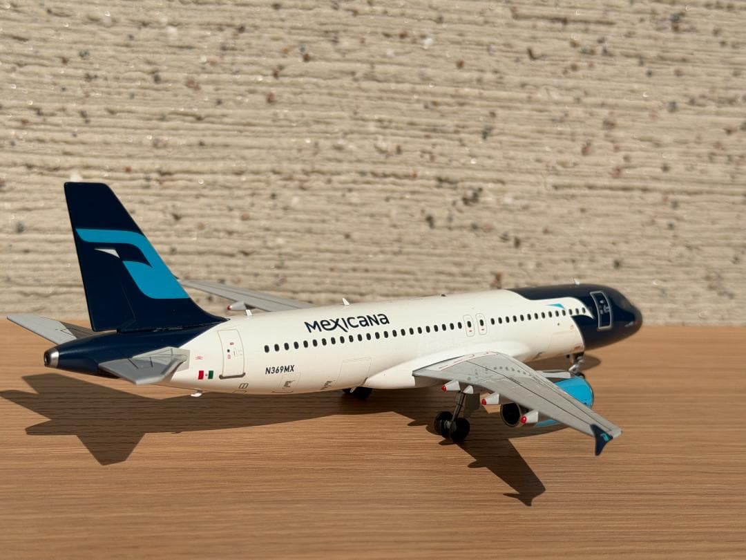 【絶版】G2MXA078 A320 メキシカーナ航空 N369MX 1/200