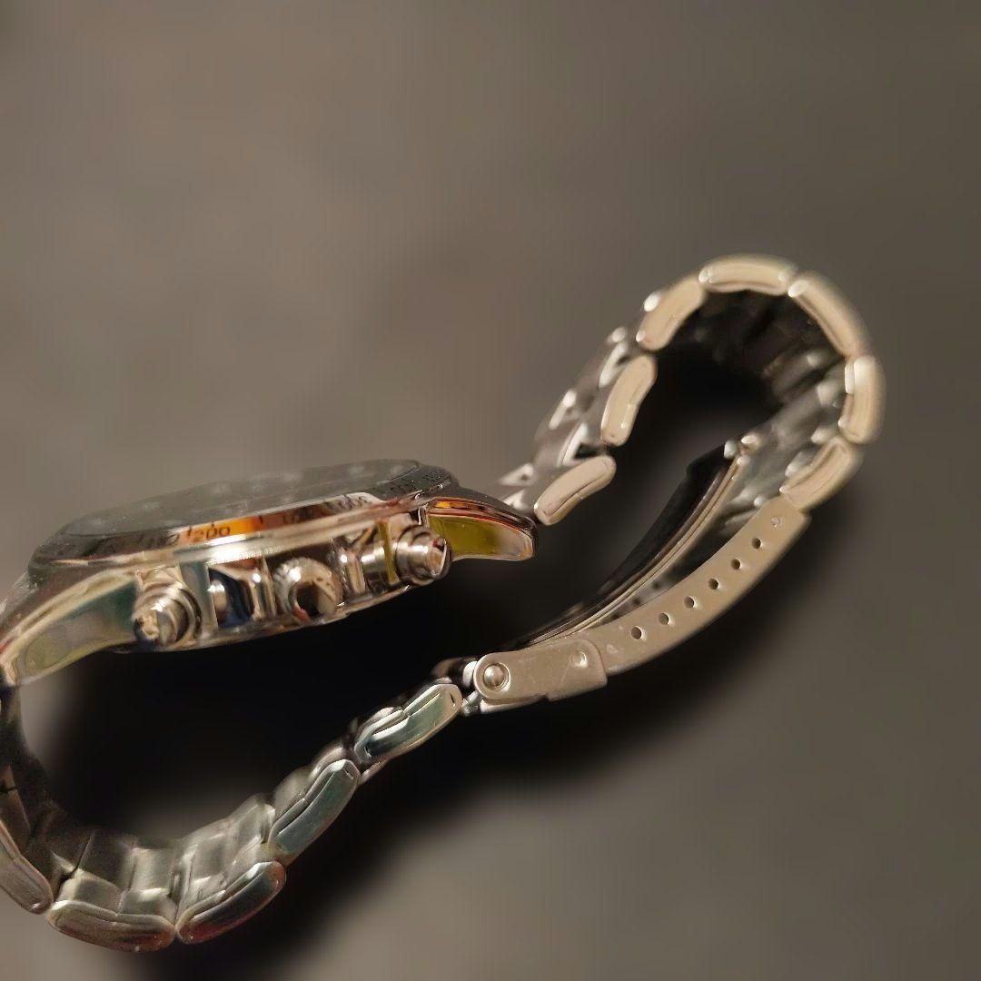 稼働 メンズ SEIKO セイコー クロノグラフ 100M 防水