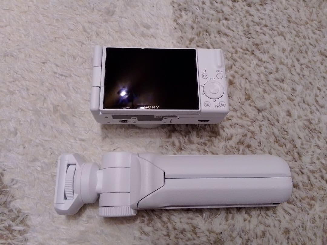 SONY ZV-1 Ⅱ ホワイト グリップキット 充電器付 ほぼ未使用美品