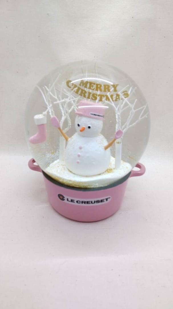 ルクルーゼ 2017年スノードーム ピンク