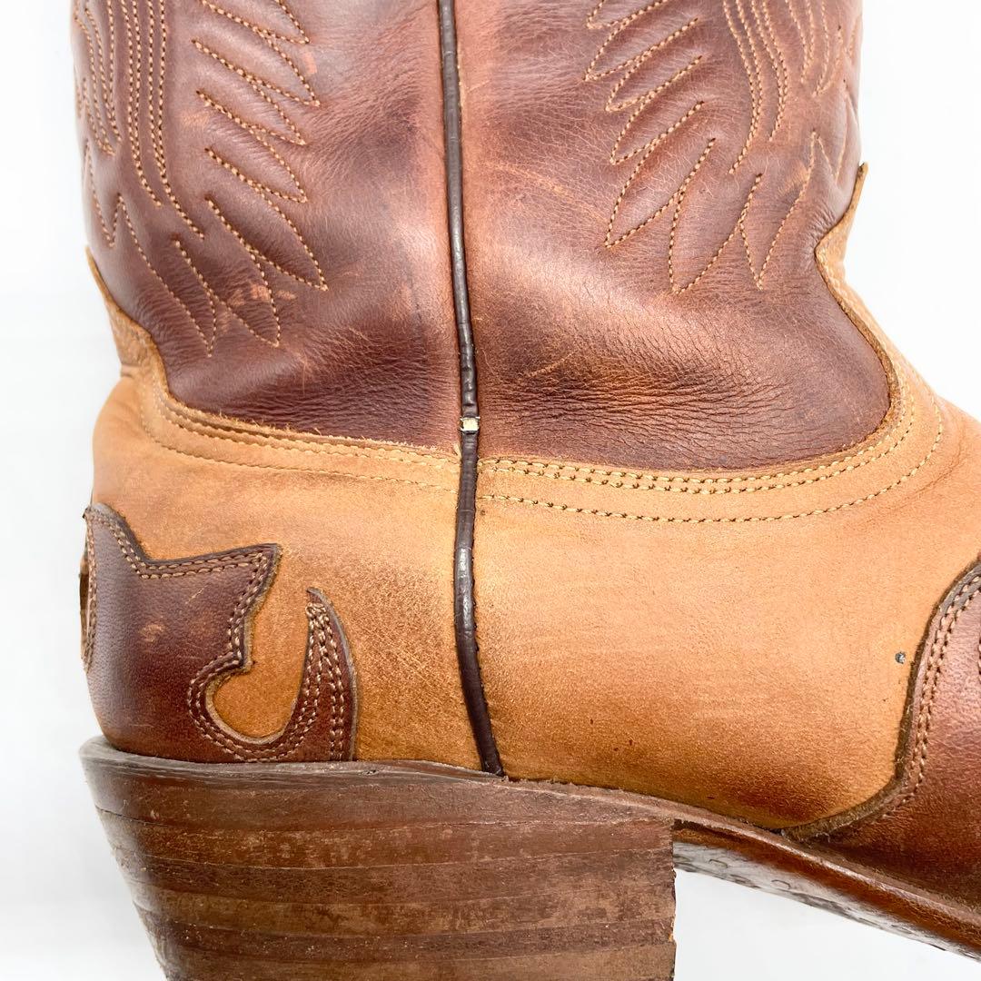 ADAM'S BOOTS アダムスブーツ ウエスタンブーツ 刺繍 レザー