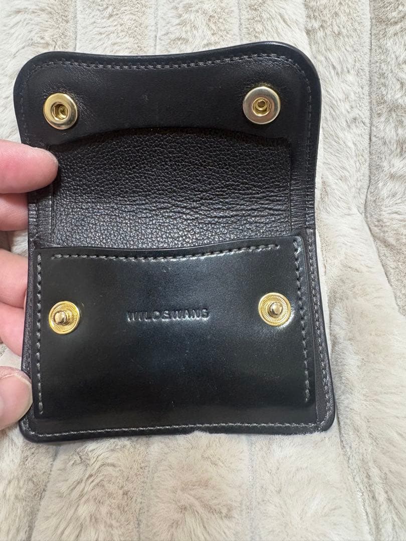 WILD SWANS ワイルドスワンズ タング　シェルコードバン　ブラック