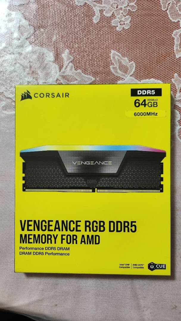 Corsair メモリ 32GB 2枚組 Vengeance RGB DDR5