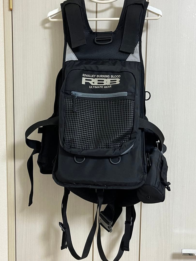 けい RBB リバレイ フィッシング ライフジャケット ブラック