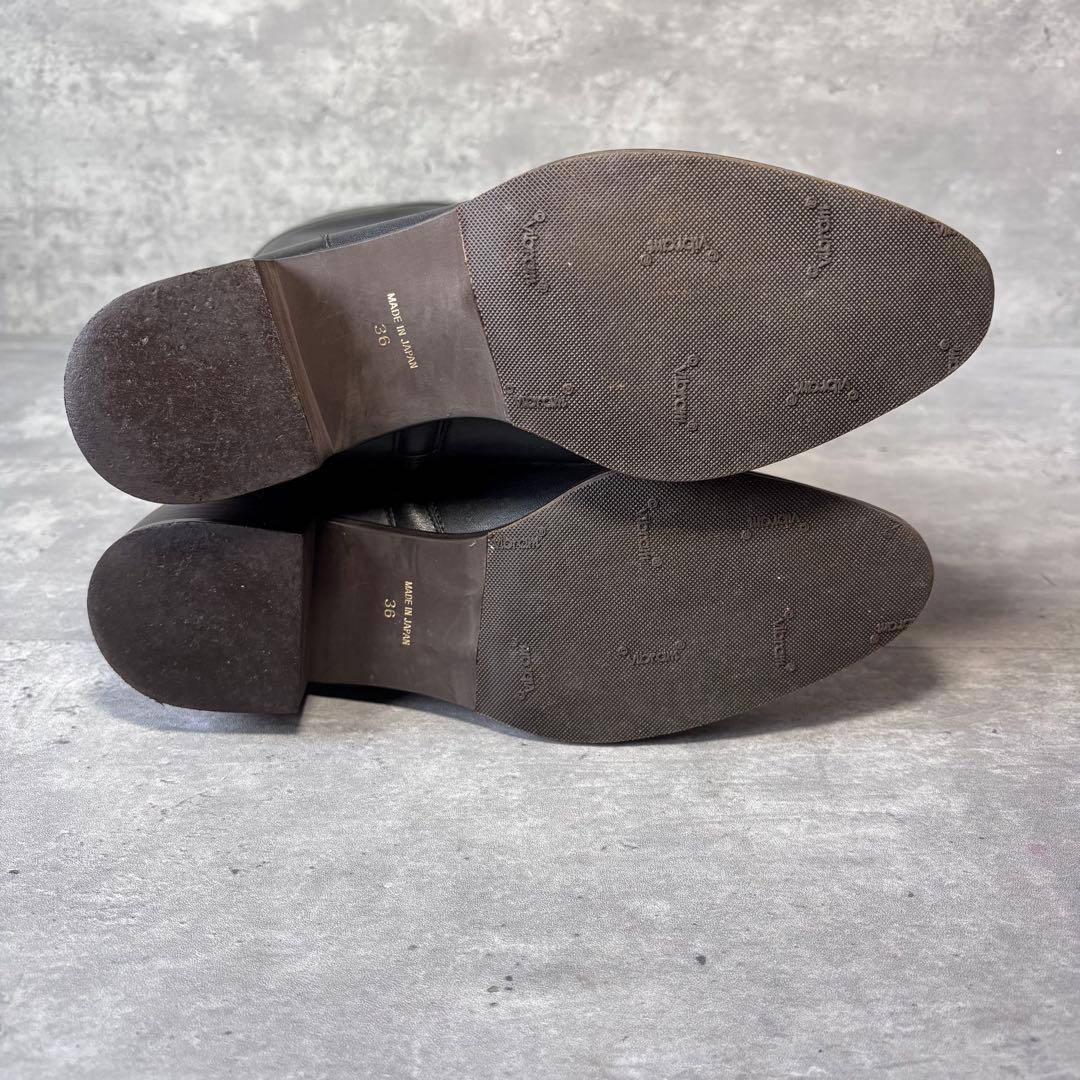 【極美品】UNITED ARROWS ロングブーツ　レザー　裏張り　Vibram