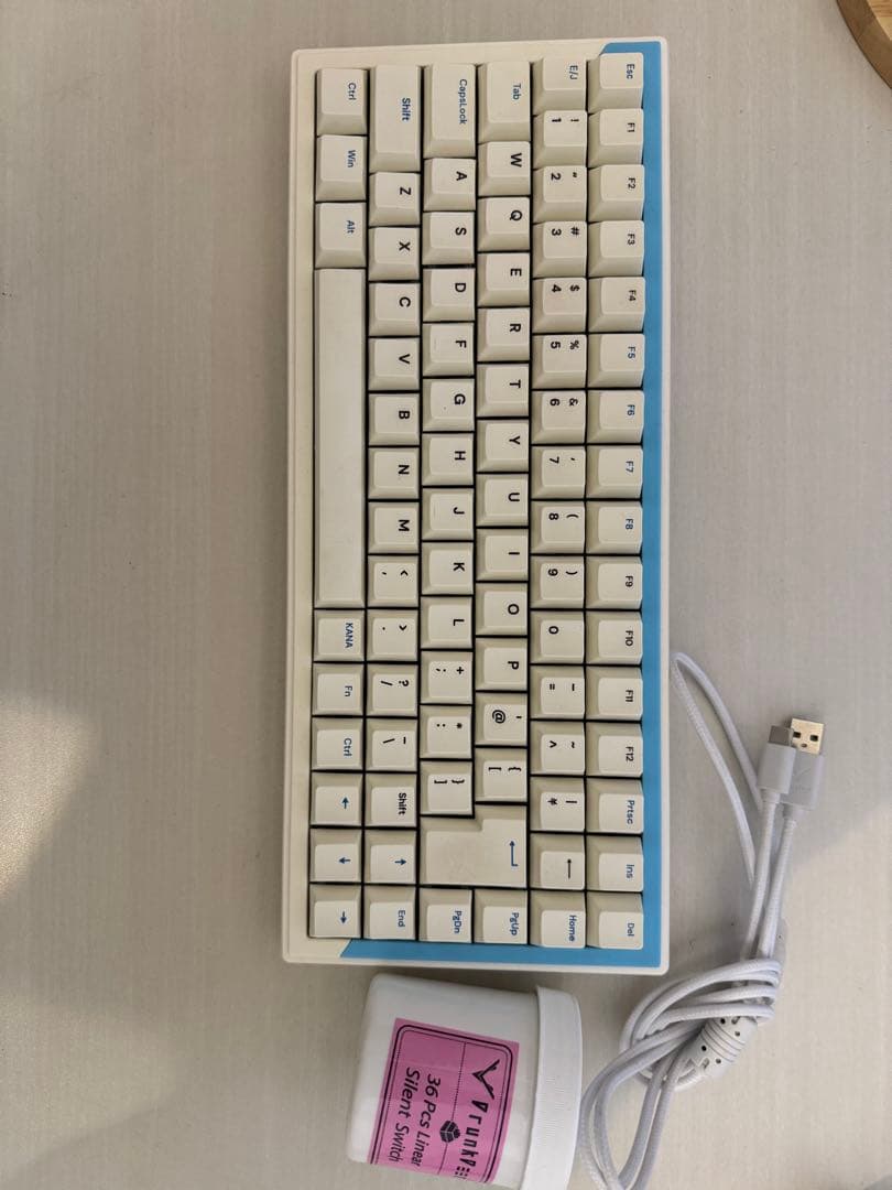 DrunkDeer G75 ラピットトリガーキーボード　静音赤軸交換済