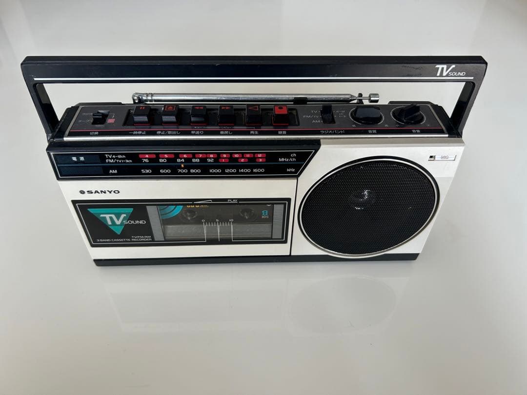 SANYO とnational ラジカセ　２台セットジャンク