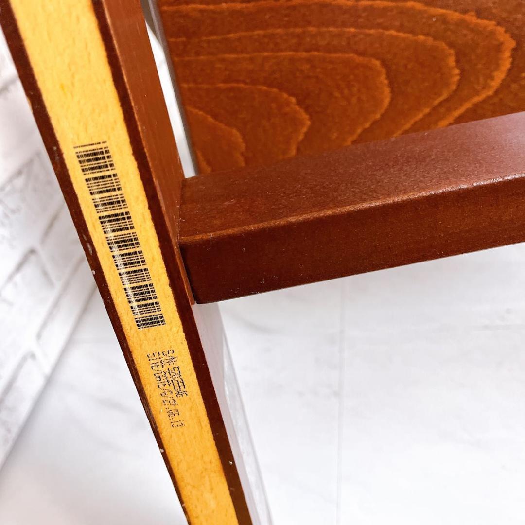 ベビーチェア　 子供椅子 キッズチェア 木製　ブラウン②