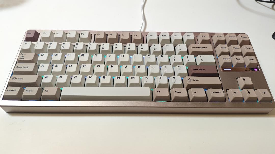 キーボード TickType Evoworks Evo80 Azure+FR4