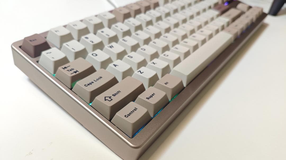 キーボード TickType Evoworks Evo80 Azure+FR4